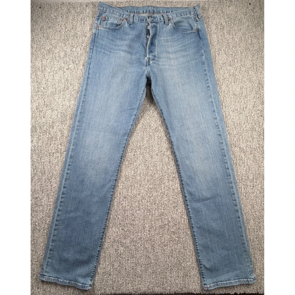 Levi's 501 Original Fit Jeans Men 36x36 (35x35) Straight Leg Button Fly Denim